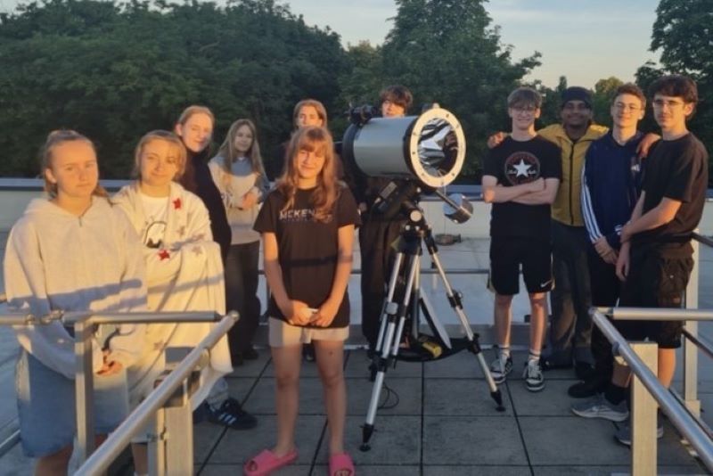 Das GGG greift nach den Sternen – Astronomie-AG fasziniert mit „Artemis – Zurück zum Mond“