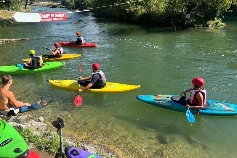 Spannendes Abenteuer im Wildwasser – Sport-LK (MSS 13) fährt Kajak in Frankreich